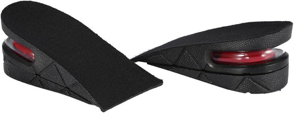7AGAT invisible height increase insoles with layered heel lift and air cushion shock absorption for men and women.