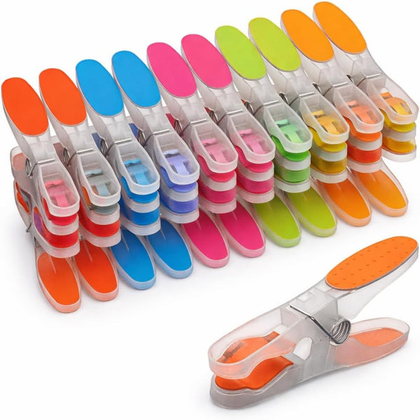 Colorful 7AGAT clothespins with non-slip silicone for delicate garments, weather-resistant, eco-friendly, and reusable laundry clips.