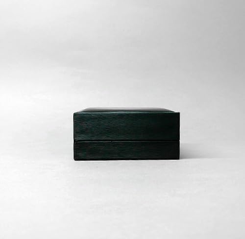 7AGAT leather velvet jewelry box holding bracelets, necklaces, and rings, available in black with two box styles.