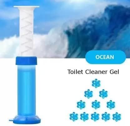 7AGAT Toilet Gel Cleaner with multi-fragrance stamps, long-lasting freshness, automatic cleaning, up to 150 flushes per seal