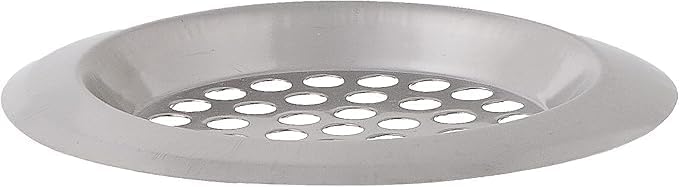 Set of three stainless steel sink strainers from 7AGAT, rust-resistant, anti-clog drain filters for kitchen and bathroom sinks.