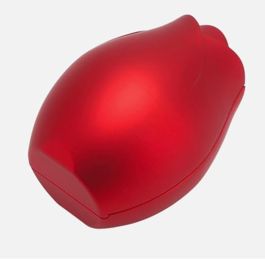 Red rose-themed jewelry box by 7AGAT with space for rings and earrings, perfect for engagement, wedding, or gift presentation.