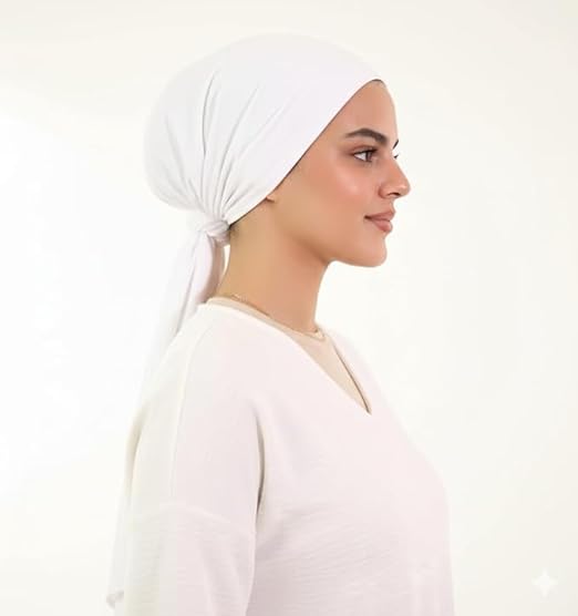 Women’s lightweight bandana head scarf by 7AGAT, soft stretch fabric, versatile for casual, sports, or daily hair covering.