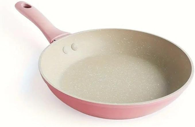7AGAT mini granite frying pan with non-stick surface, scratch-resistant and heavy-duty, ideal for frying and sautéing.