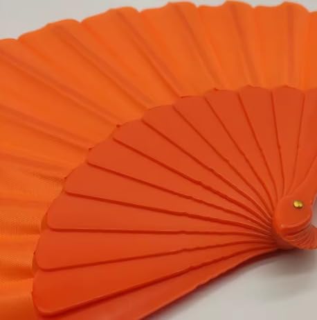 Elegant silk handheld folding fan with Chinese and Spanish design, perfect for weddings, parties, performances, and home decor.