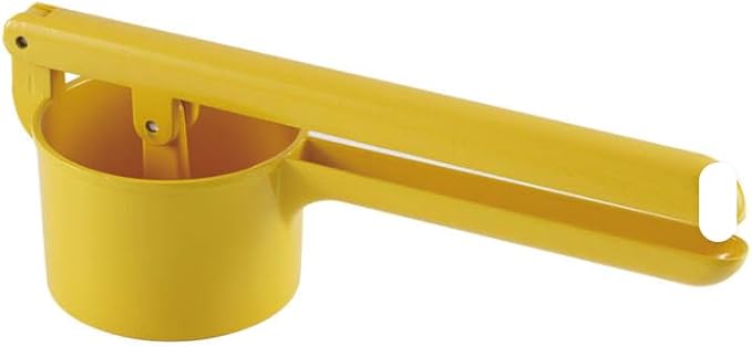 7AGAT manual citrus juicer made of stainless steel with seed and pulp separation for oranges, lemons, and limes. Lightweight and portable.