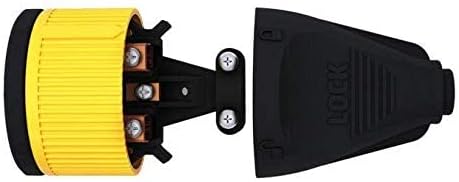 Power Lock 5M Extension Cord with Safety Lock – 16A – IP44 Water Resistant – Black
