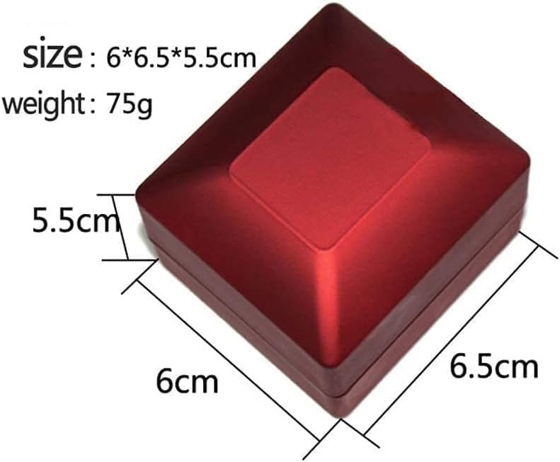 Luxury LED ring box with arc-shaped top, illuminated interior, ideal for proposals and weddings, by 7AGAT jewelry boxes.