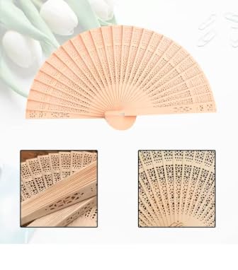 Lightweight 7AGAT handheld folding fan, portable and reusable hand fan with a compact design, perfect for staying cool on the go.