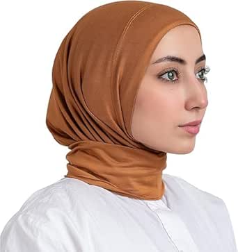 Kuwait Hijab Bonnet Cap by 7AGAT, soft stretch fabric, breathable lightweight inner hijab cap for daily wear, shown in image.