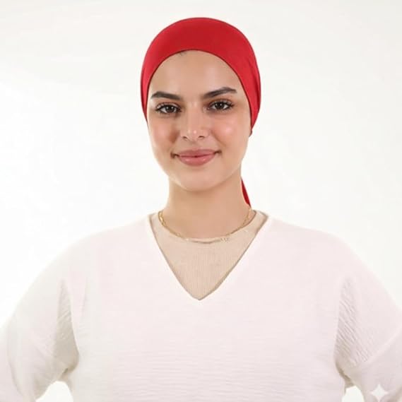 Women’s lightweight bandana head scarf by 7AGAT, soft fabric stretch head wrap for hair covering, sports, and casual wear.