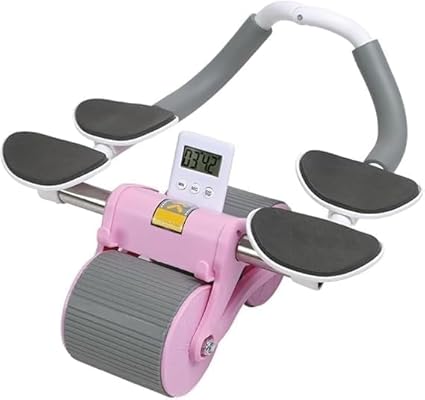 7AGAT mini stepper exercise machine with resistance bands, LCD monitor showing calories, steps, and time for home cardio workouts
