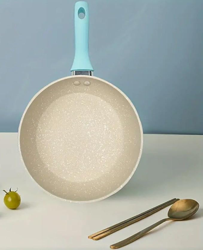 Mini granite frying pan by 7AGAT with non-stick, scratch-resistant surface, heavy-duty construction, ideal for frying and sautéing