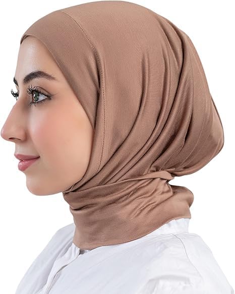 Kuwait Hijab Bonnet Cap by 7AGAT, soft stretch fabric, breathable lightweight inner hijab cap for daily wear.