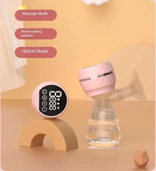 7AGAT electric breast pump with noise reduction, BPA-free materials, USB port, touch controls, and comfortable breastfeeding support.