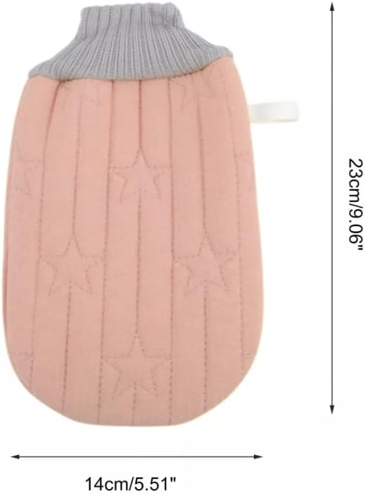 Double-sided exfoliating shower mitt by 7AGAT in multiple colors, designed for deep cleansing and body exfoliation.