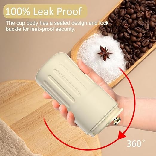 7AGAT insulated coffee tumbler with leak-proof lid, double-wall design, reusable travel mug for hot and cold drinks.