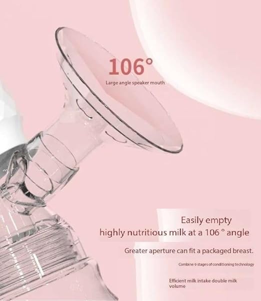 7AGAT electric breast pump with noise reduction, touch controls, BPA-free materials, USB port, and ergonomic design for comfortable breastfeeding