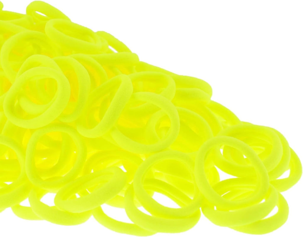 Seamless cotton elastic hair ties for women by 7AGAT, thick ponytail holders that prevent hair damage and provide secure hold.