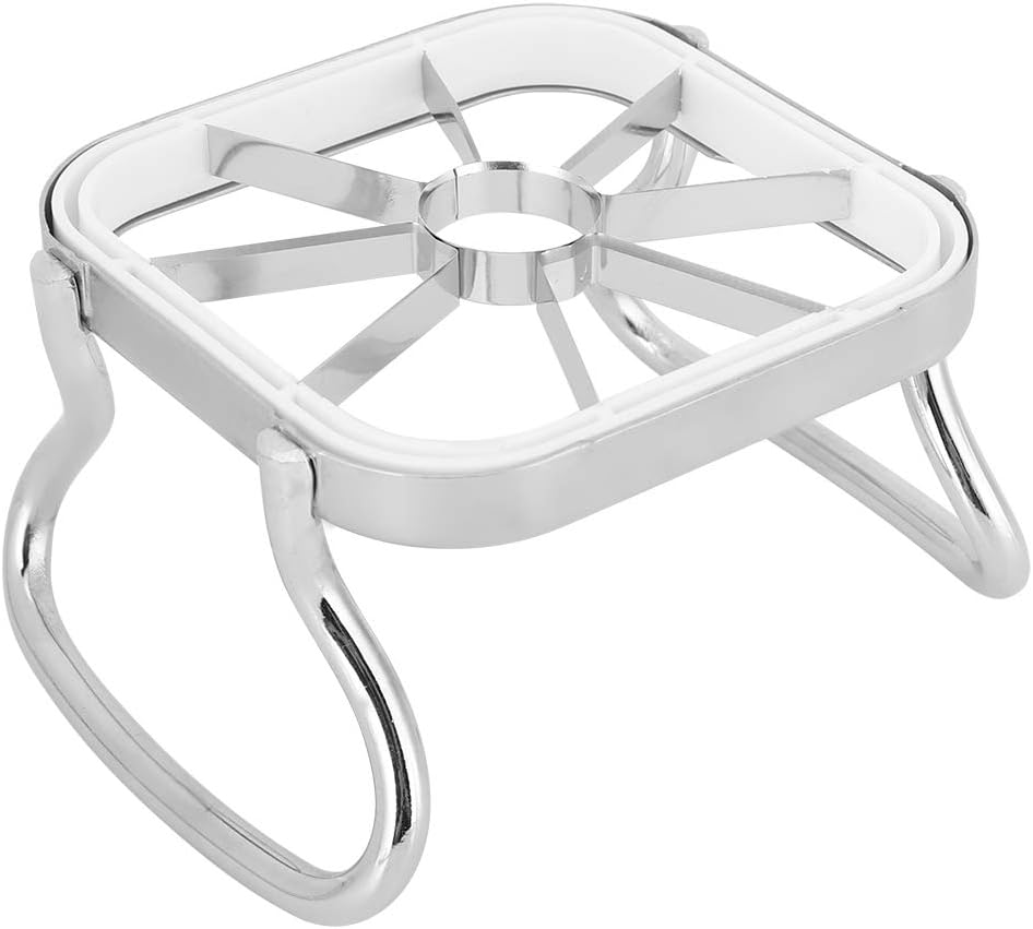 7AGAT stainless steel apple cutter and slicer with multi-blades, built-in corer, and ergonomic handles for easy fruit preparation.