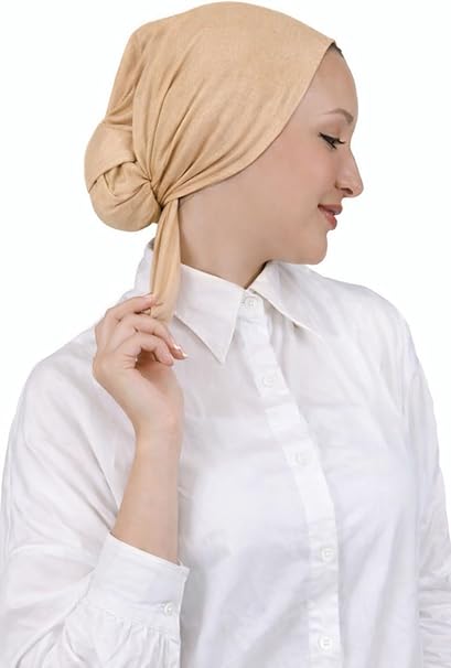 7AGAT women’s lightweight bandana head scarf, soft stretch head wrap for hair covering, sports, casual, and daily wear.