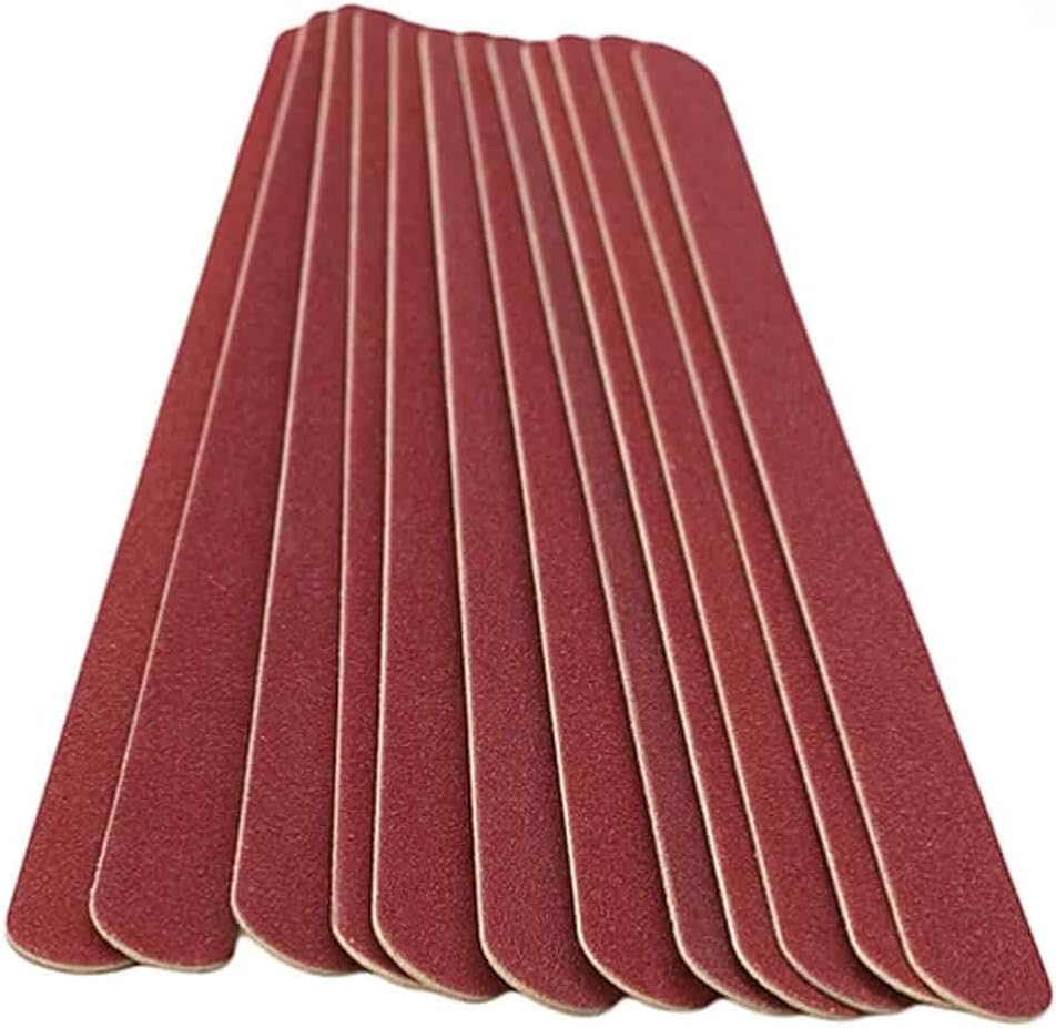 7AGAT professional nail file set with emery boards for manicure and pedicure, durable nail shaping tools for home and salon use