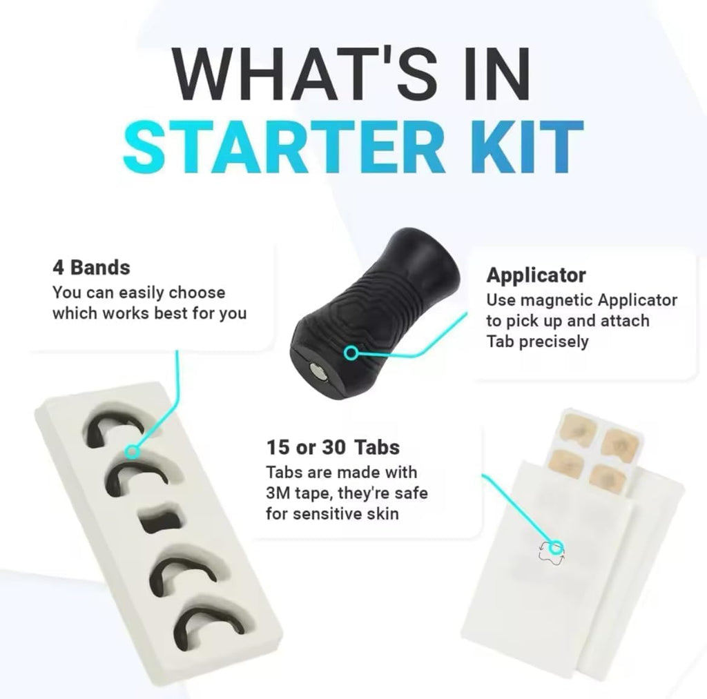 7AGAT premium nasal dilator strips for anti-snoring and congestion relief, shown on a sleep aid support and braces product image.