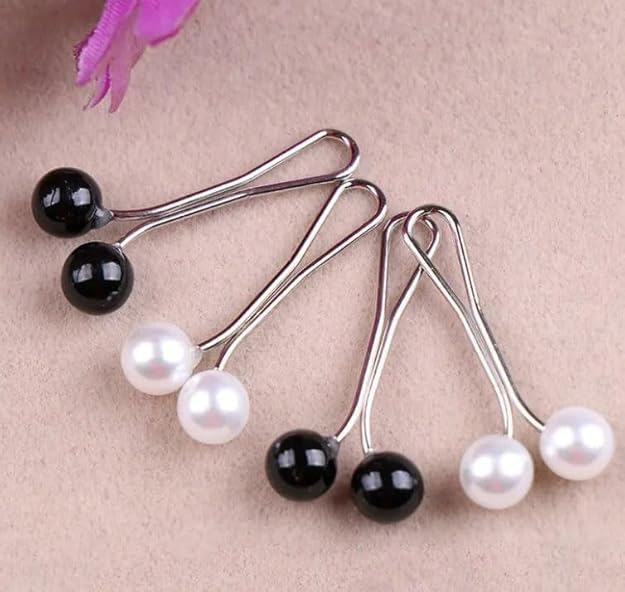 Set of 12 cute scarf brooch pins by 7AGAT, perfect for hijabs, headscarves, and shawls, featuring stylish Muslim scarf clips.