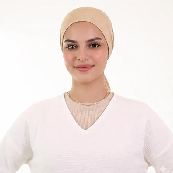 Soft lightweight fabric women bandana head scarf by 7AGAT, versatile for hair covering, sports, casual, and daily wear.