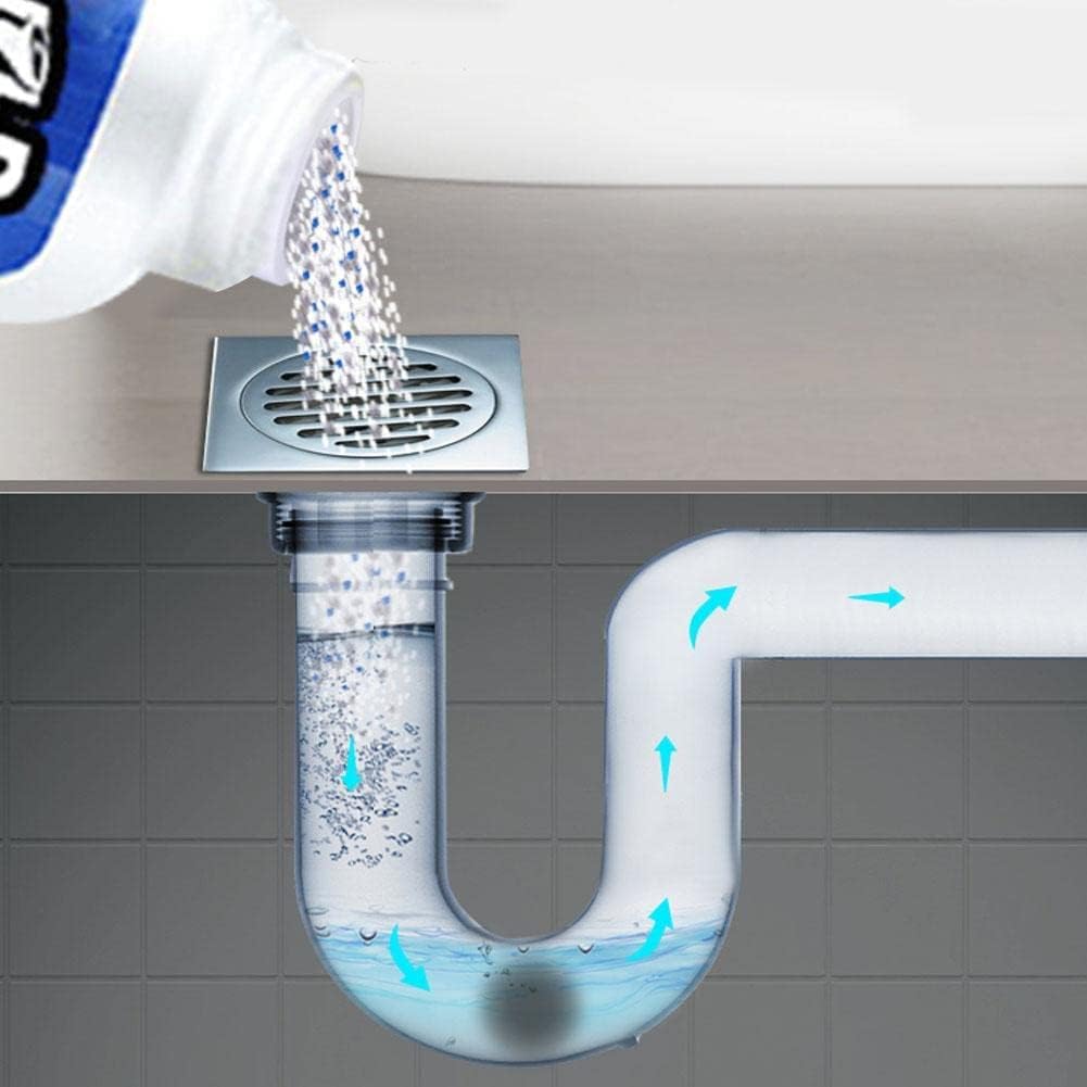 7AGAT Wild Tornado sink and drain cleaner bottle, powerful pipe unblocker for kitchen and bathroom PVC pipes, toilet cleaner.