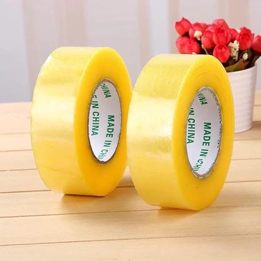 Clear packing tape roll by 7AGAT with strong adhesive for sealing boxes and durable shipping and packaging needs.