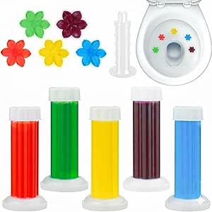 7AGAT toilet gel cleaner with multi-fragrance stamps, automatic cleaning, long-lasting freshness, 150 flushes per seal.