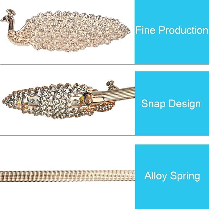 Gold leaf carved aluminium alloy curtain tiebacks with snap button, elastic adjustable design for living room, bedroom, bathroom.