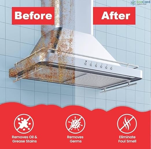 Foam bubble kitchen cleaner spray by 7AGAT, non-toxic plant-based formula for grease, oil, and stain removal in kitchen appliances.