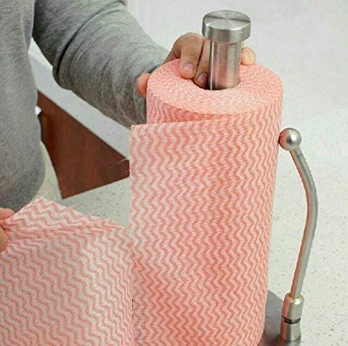 Reusable Microfiber Kitchen Roll | Multi-Purpose Cleaning Cloth (MultiColor, 50 Sheets)