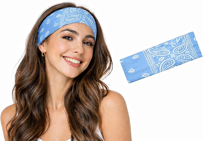 Cotton headband by 7AGAT, breathable and versatile for men and women, suitable for sports, outdoor activities, and daily wear.