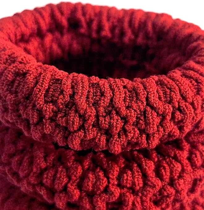 Six 7AGAT thick, soft elastic ponytail holders with seamless design, ideal for women and girls’ hair styling and accessories.