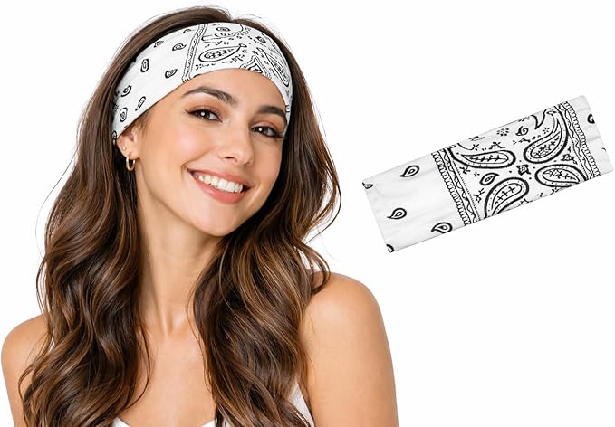 Cotton headband by 7AGAT, breathable and versatile for men and women, suitable for daily wear, sports, and outdoor activities.