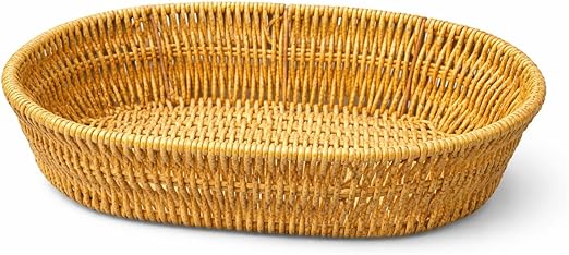 Hand woven natural basket by 7AGAT, versatile utensil holder with elegant design for kitchen organization and decoration.