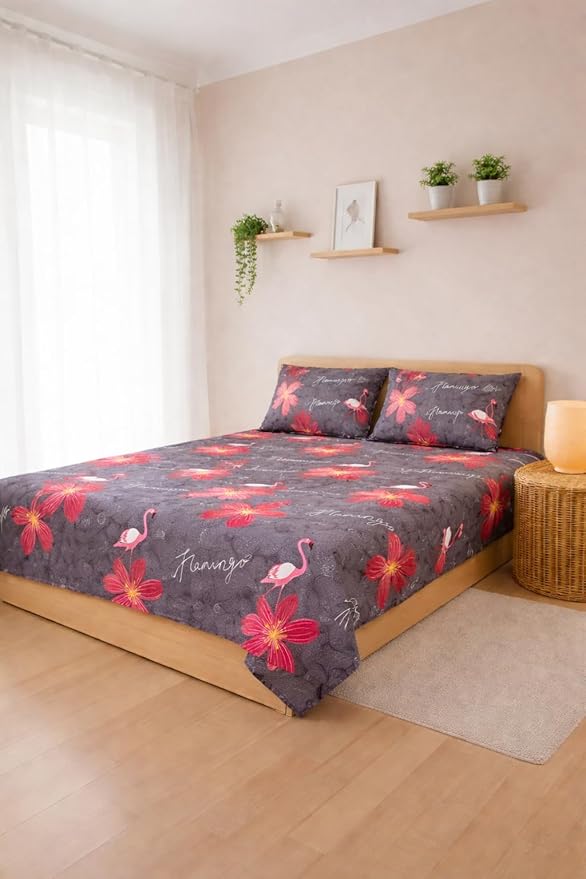 7AGAT bed sheet set with pillowcases, soft and comfortable bedding for restful sleep, machine washable and easy to care for.