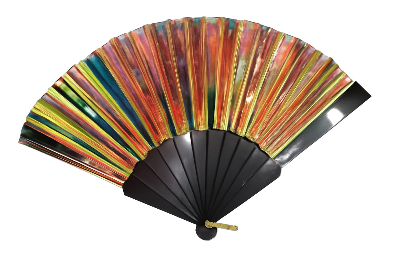 Traditional Chinese style folding hand fan by 7AGAT, featuring intricate designs for line dance and popping performance.