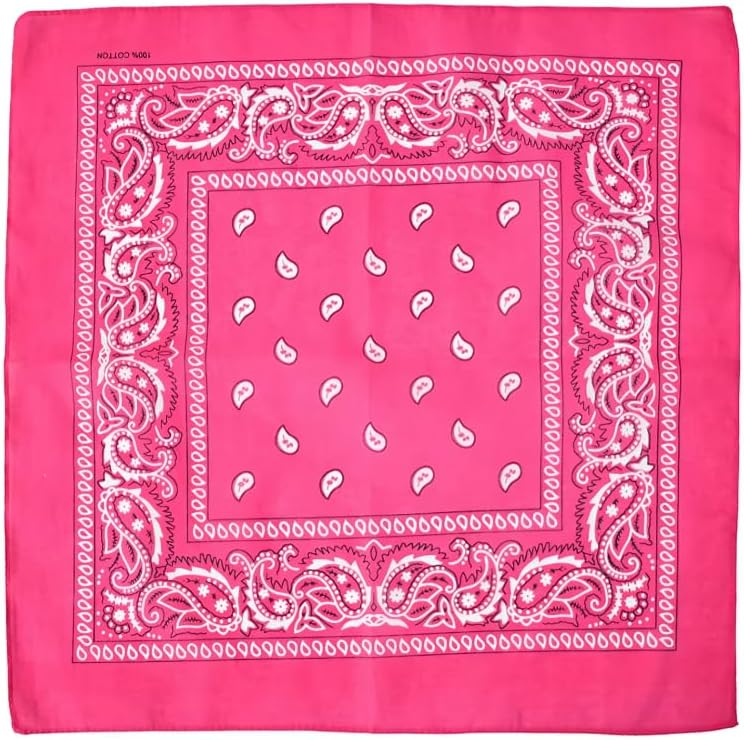 Unisex 7AGAT bandana scarf in vibrant fabric, versatile head, neck, or face cover, and handkerchief for outdoor use.