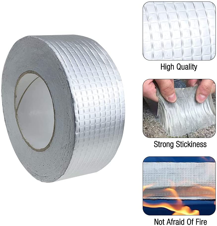 7AGAT waterproof butyl tape with heat insulation, heavy-duty self-adhesive leak repair and weatherproof sealing tape for tools and gadgets