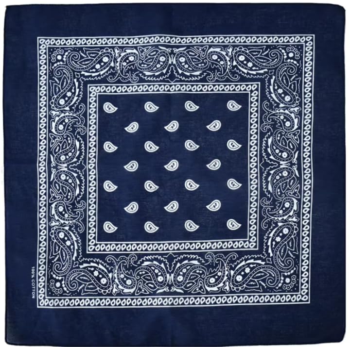 Unisex 7AGAT bandana scarf used as head wrap, neck gaiter, face cover, or handkerchief, made of lightweight fabric.