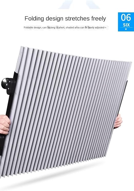 7AGAT retractable car windshield sunshade covering front and rear windows with UV protection for sun and heat reduction.