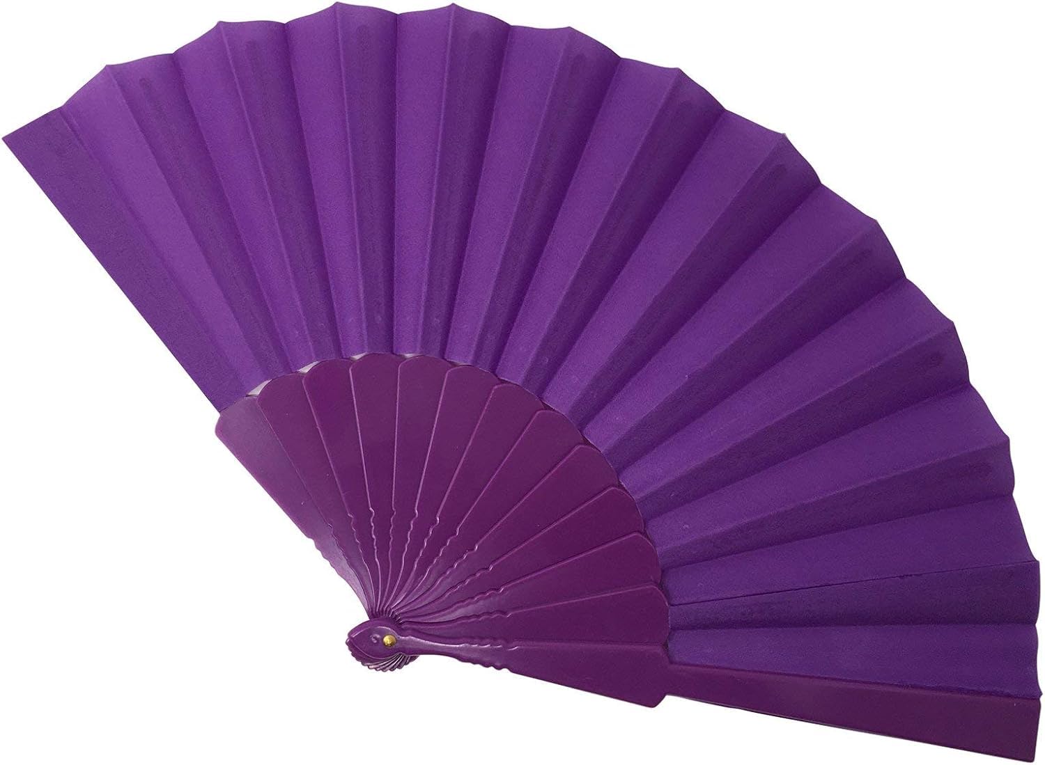 Elegant 7AGAT classic silk handheld folding fan with Chinese and Spanish design, ideal for weddings, parties, and home decor.