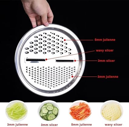 7AGAT stainless steel mixing bowl set with colander and grater lid, multi-purpose kitchen basins for washing and food prep