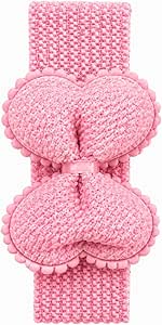Set of 7AGAT baby headbands with soft elastic bands and bow designs, suitable for toddlers and girls' daily hair accessories.