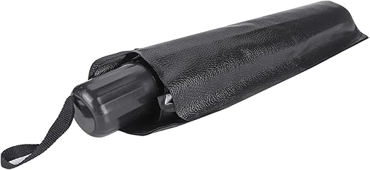 7AGAT car windshield sun shade umbrella with reflective coating, foldable UV protection, universal fit, shown folded in a car window.