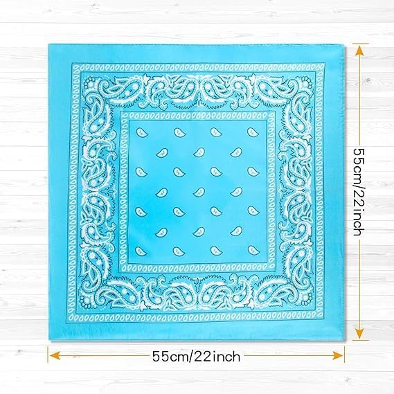 7AGAT multipurpose bandana showing a versatile head scarf, neck wrap, face cover, and handkerchief in colorful fabric